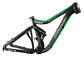 Κράμα αργιλίου όλη βουνών ποδηλάτων ελαφριά δομή χρώματος πλαισίων η μαύρη/πράσινη προμηθευτής