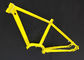 Κίτρινο πλαίσιο ποδηλάτων αργιλίου, 29 ηλεκτρικά πλαίσια ποδηλάτων βουνών ίντσας προμηθευτής