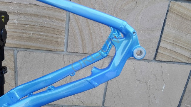 27,5 ίντσα συν το ηλεκτρικό ποδηλάτων μπλε χρώμα Drive πλαισίων μέσο για Mtb Ebike