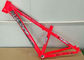 26er κράμα αργιλίου κόκκινου χρώματος πλαισίων ποδηλάτων άλματος 4x ρύπου 6061 προσαρμοσμένη ζωγραφική προμηθευτής