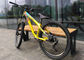 Κίτρινο ίχνος χρώματος πλαισίων ποδηλάτων άλματος ρύπου ελεύθερης κολύμβησης κλίσεων/ύφος οδήγησης AM προμηθευτής